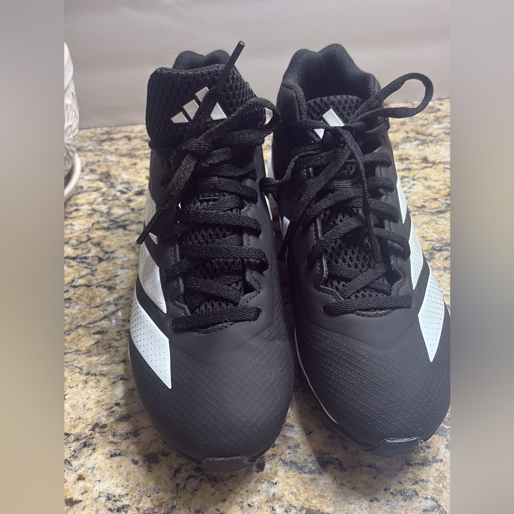 ADIDAS ADIZERO IMPACT 2 black and white Football Size 7.5